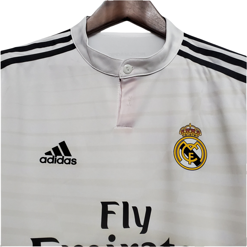 2014/2015 Vintage Long Sleeve Real Madrid Home Shirt