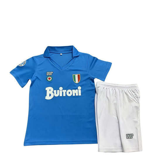 1987-88 Napoli Home Retro Shirt for Kids